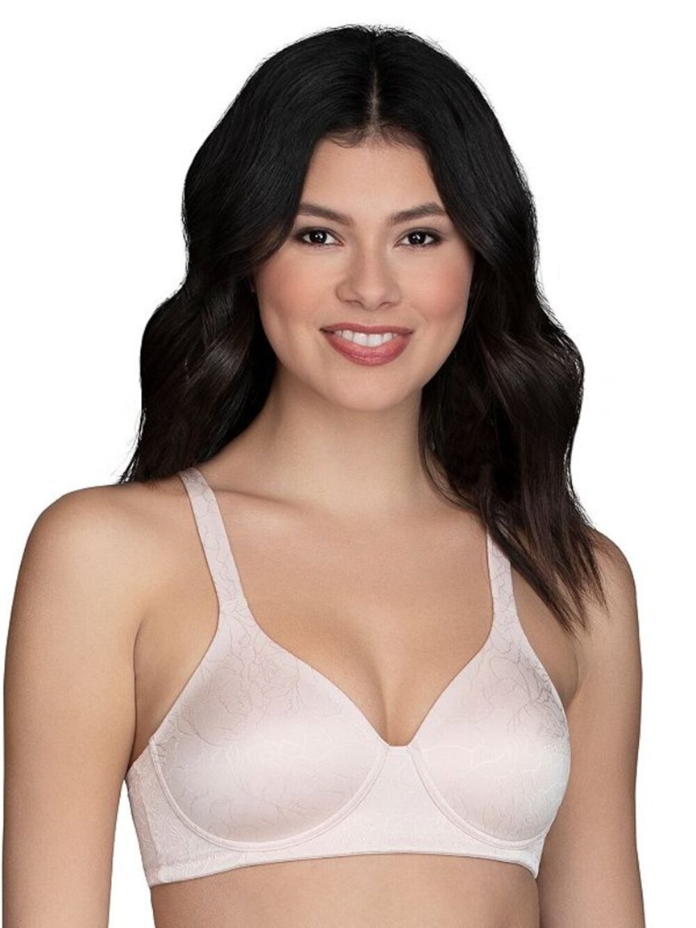 NWT Vanity Fair Women's Perfect T-Shirt Bra Quartz Jacquard 38B